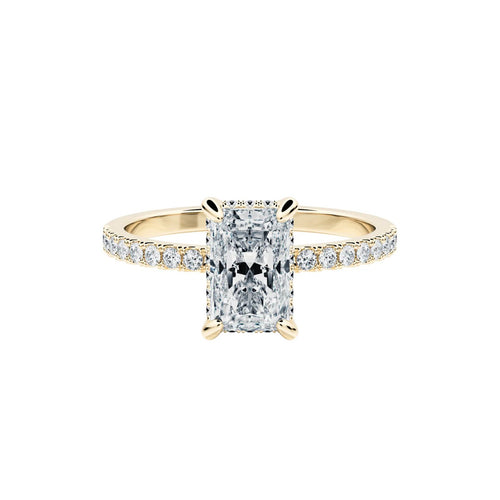 Bague Anadia - Bague en or jaune 18K et diamants de laboratoire 1,85 ct 58 Facettes UKD364720MM