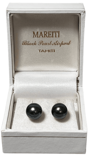 Boucles d'oreilles Boucles d'oreilles clous en or jaune et perles de Tahiti 58 Facettes Nouvelle étude