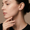 Boucles d'oreilles Puces d'oreilles Alpha Or blanc et Diamants 58 Facettes 66000167