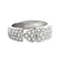 Bague 54 Piaget - Bague cœur en or gris et diamants 58 Facettes OC-61E00520