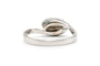 Bague 55 Bague années 70 en or blanc 18 carats sertie de diamants 58 Facettes 23337