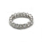 Bague 52 Alliance américaine - Bague en or blanc 750‰ et diamants 58 Facettes 260075R