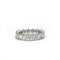Bague 52 Alliance américaine - Bague en or blanc 750‰ et diamants 58 Facettes 260075R