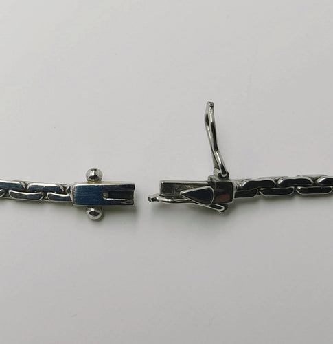 Collier Collier ras-de-cou vintage - Collier en or 18K avec diamants et saphirs 58 Facettes E58