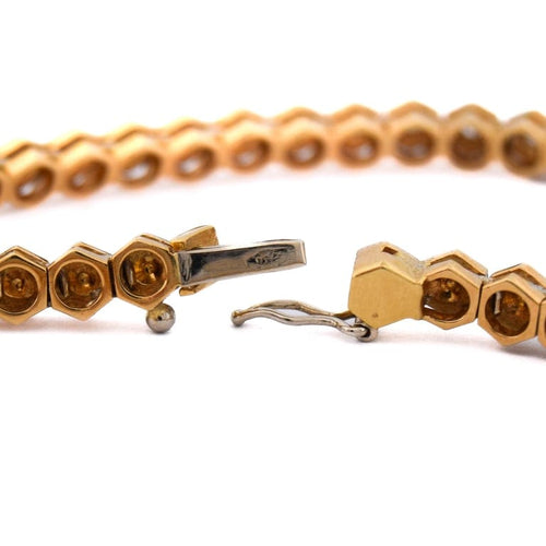 Collier Collier vintage - Collier en or jaune 18 ct et diamants 58 Facettes CL108 (00249)
