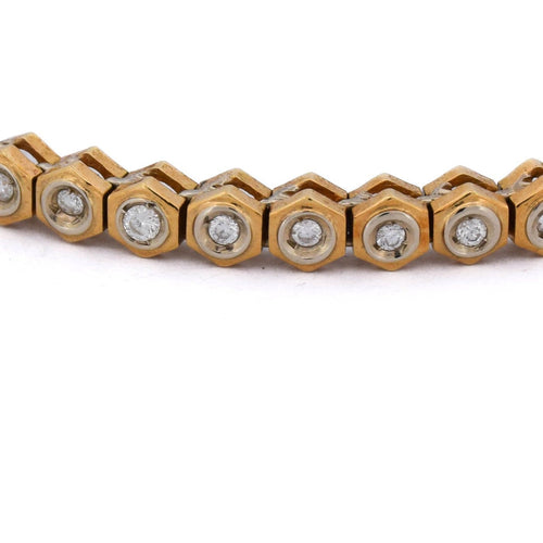 Collier Collier vintage - Collier en or jaune 18 ct et diamants 58 Facettes CL108 (00249)
