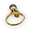 Bague 48 Bague toi & moi en or jaune 750 avec perles 58 Facettes 149066877
