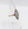 Bague 54.5 Bague marquise ancienne en or 18k et platine, diamants 58 Facettes A06739