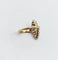 Bague 54.5 Bague marquise ancienne en or 18k et platine, diamants 58 Facettes A06739