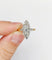 Bague 54.5 Bague marquise ancienne en or 18k et platine, diamants 58 Facettes A06739