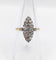 Bague 54.5 Bague marquise ancienne en or 18k et platine, diamants 58 Facettes A06739