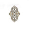 Bague 58 Bague marquise en or jaune, platine et diamants 58 Facettes 260015SP