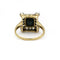 Bague 60 Bague ancienne en or jaune 750 et argent 925, saphir et diamants 58 Facettes 260017SP