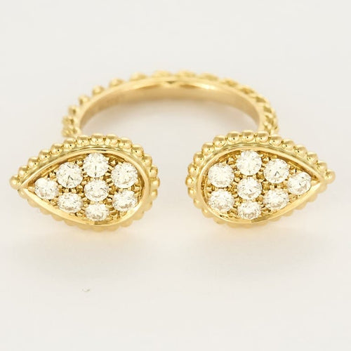 Bague 49 Boucheron - Serpent Bohème Motif S - Bague en or jaune et diamants 58 Facettes 58FC43