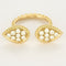 Bague 49 Boucheron - Serpent Bohème Motif S - Bague en or jaune et diamants 58 Facettes 58FC43