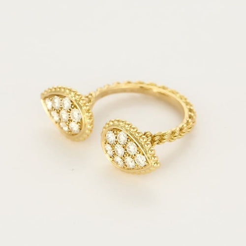 Bague 49 Boucheron - Serpent Bohème Motif S - Bague en or jaune et diamants 58 Facettes 58FC43