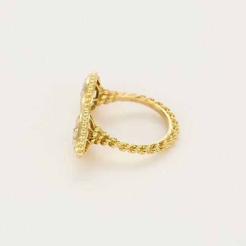 Bague 49 Boucheron - Serpent Bohème Motif S - Bague en or jaune et diamants 58 Facettes 58FC43