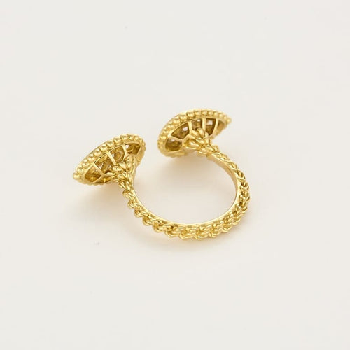 Bague 49 Boucheron - Serpent Bohème Motif S - Bague en or jaune et diamants 58 Facettes 58FC43