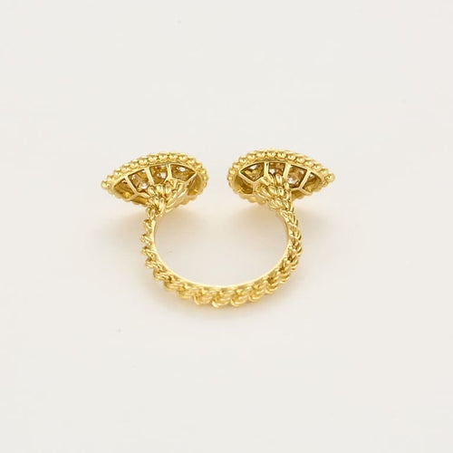 Bague 49 Boucheron - Serpent Bohème Motif S - Bague en or jaune et diamants 58 Facettes 58FC43