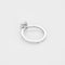 Bague 52.5 Élégant solitaire en or blanc et diamants 58 Facettes B230353