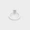 Bague 52.5 Élégant solitaire en or blanc et diamants 58 Facettes B230353