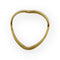 Bague 56 Bague chevron ouverte en or jaune 750 58 Facettes 149066878