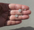 Boucles d'oreilles Boucles d’oreilles dormeuses pendantes Art déco en or jaune, platine et diamants 58 Facettes Boucles d'oreilles