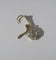 Boucles d'oreilles Boucles d’oreilles dormeuses pendantes Art déco en or jaune, platine et diamants 58 Facettes Boucles d'oreilles