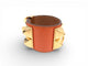 Bracelet vintage bracelet HERMES collier de chien medor cdc en cuir swift orange 58 Facettes 273457