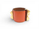 Bracelet vintage bracelet HERMES collier de chien medor cdc en cuir swift orange 58 Facettes 273457