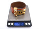 Bracelet vintage bracelet HERMES collier de chien medor cdc en cuir swift orange 58 Facettes 273457