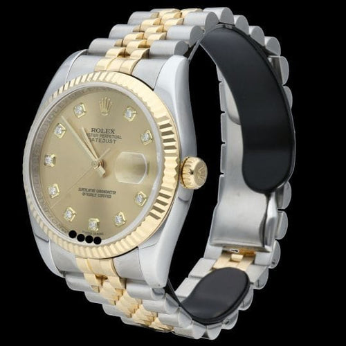 Montre Rolex Montre Date Just 36 58 Facettes MT45931