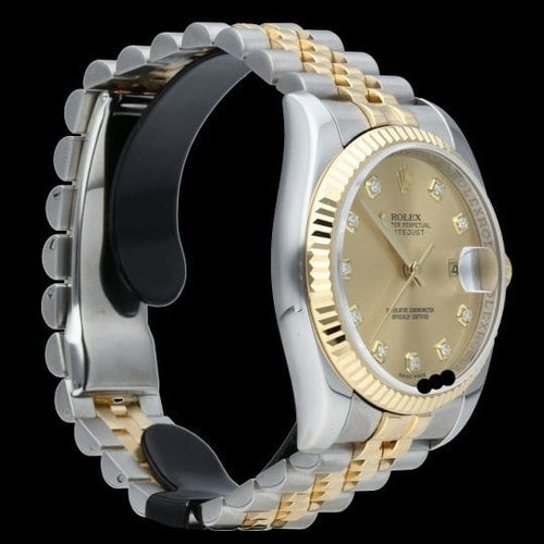 Montre Rolex Montre Date Just 36 58 Facettes MT45931