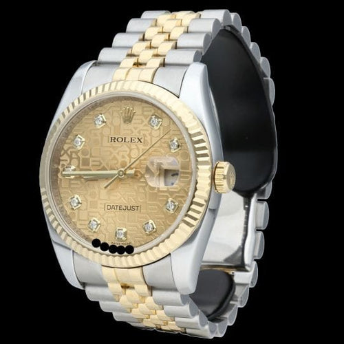 Montre Rolex Montre Date Just 36 58 Facettes MT45932