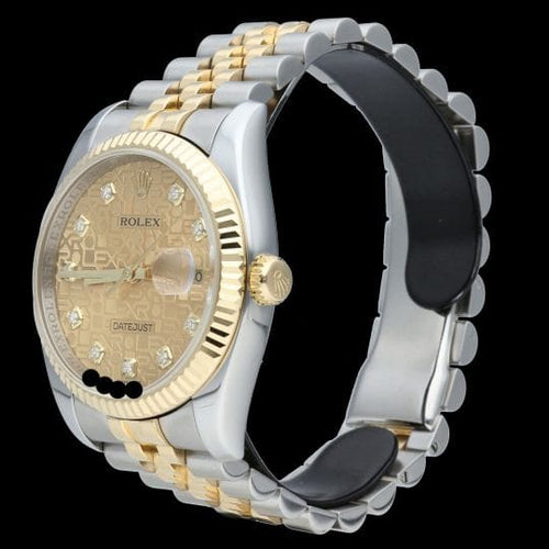 Montre Rolex Montre Date Just 36 58 Facettes MT45932