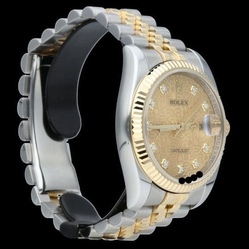 Montre Rolex Montre Date Just 36 58 Facettes MT45932