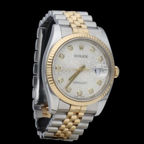 Montre Rolex Montre Date Just 36 58 Facettes MT45933