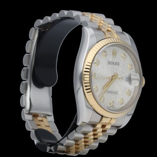 Montre Rolex Montre Date Just 36 58 Facettes MT45933