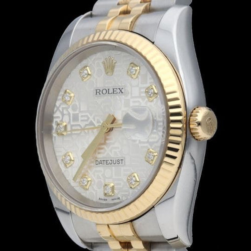 Montre Rolex Montre Date Just 36 58 Facettes MT45933