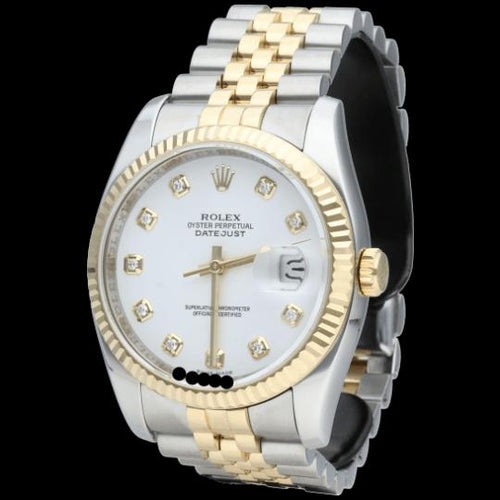 Montre Rolex Montre Date Just 36 58 Facettes MT45935