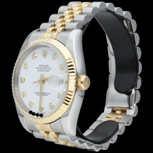 Montre Rolex Montre Date Just 36 58 Facettes MT45935