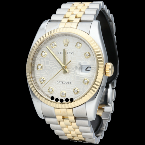 Montre Rolex Montre Date Just 36 58 Facettes MT45936