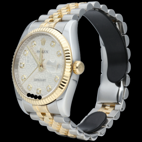 Montre Rolex Montre Date Just 36 58 Facettes MT45936