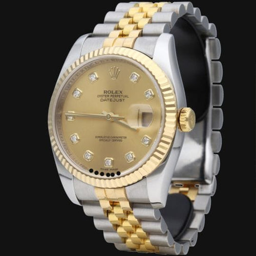 Montre Rolex Montre Date Just 36 58 Facettes MT45934