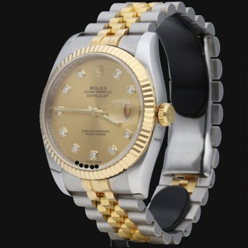 Montre Rolex Montre Date Just 36 58 Facettes MT45934