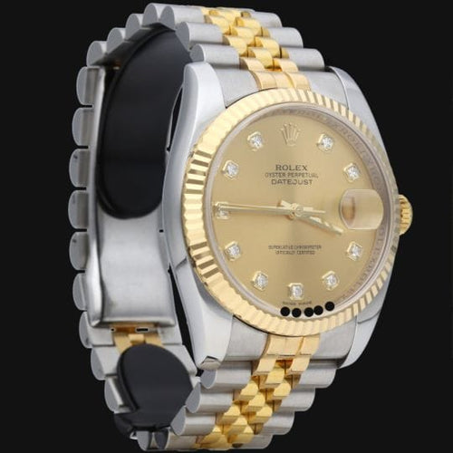 Montre Rolex Montre Date Just 36 58 Facettes MT45934
