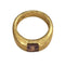 Bague 54 Bague en or jaune 18k avec améthyste 0,91 ct 58 Facettes S124