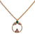 Collier Chopard - Collier chaîne en or jaune 18 carats, émeraude et diamants 58 Facettes Cho