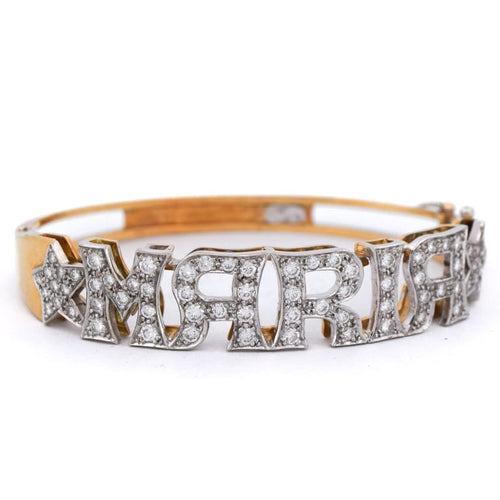 Bracelet Bracelet en or 18 kt avec diamants 58 Facettes BR106 (05149)
