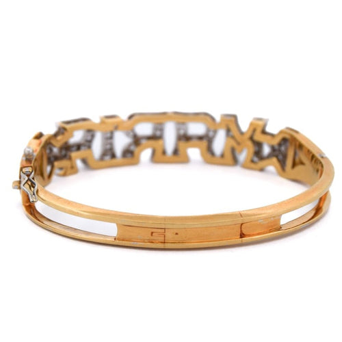 Bracelet Bracelet en or 18 kt avec diamants 58 Facettes BR106 (05149)